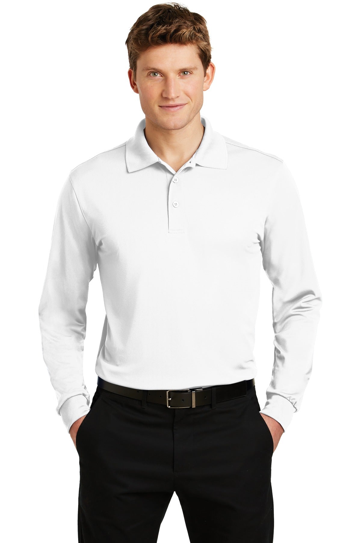 Sport-Tek® Long Sleeve Micropique Sport-Wick® Polo