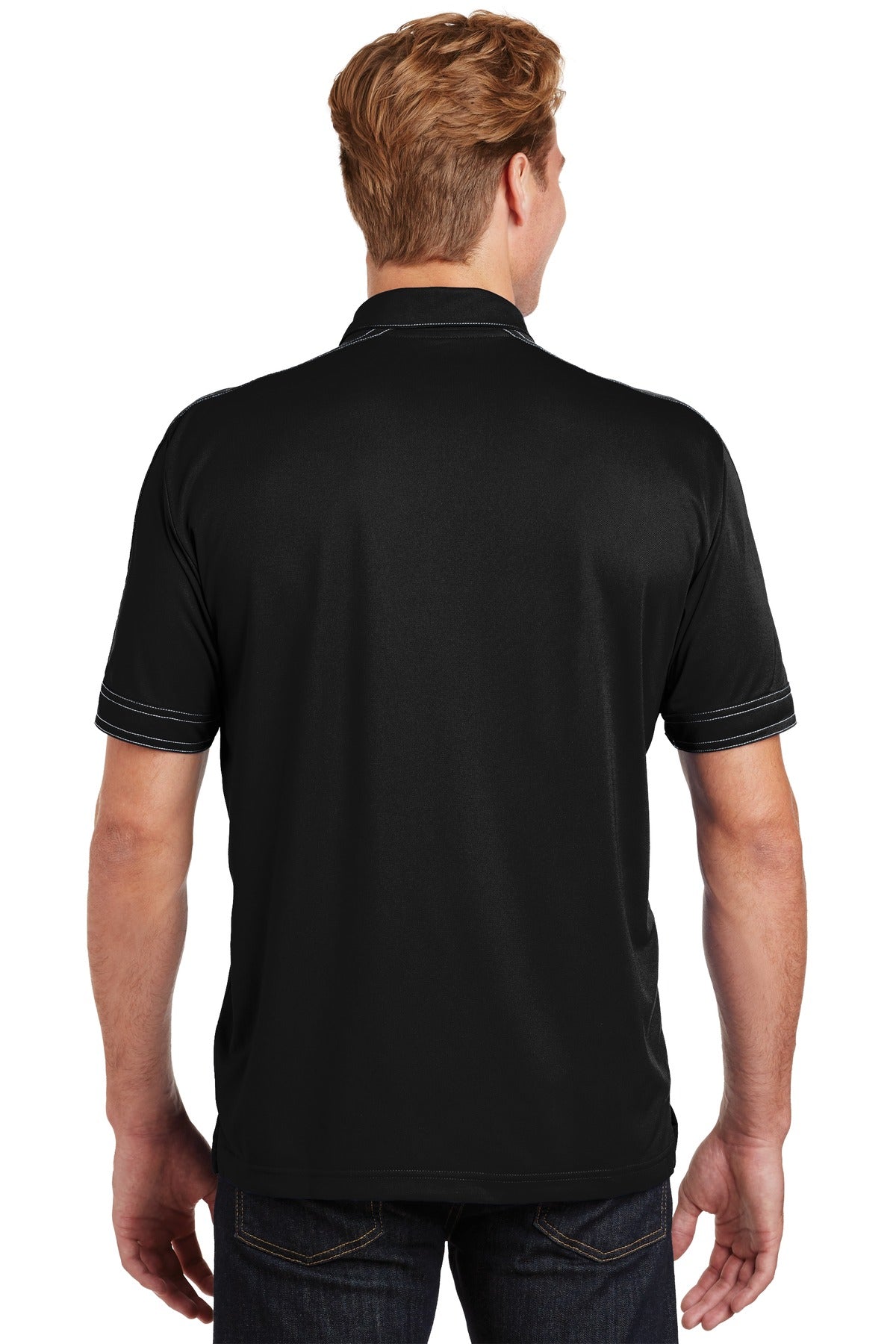 Sport-Tek® Contrast Stitch Micropique Sport-Wick® Polo