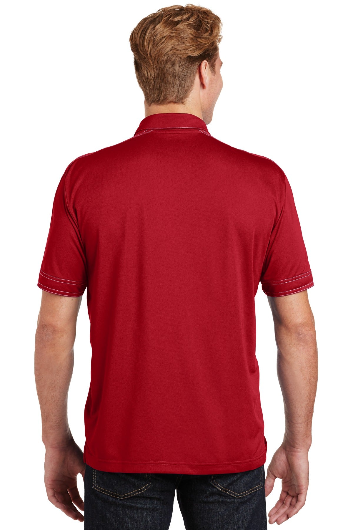 Sport-Tek® Contrast Stitch Micropique Sport-Wick® Polo
