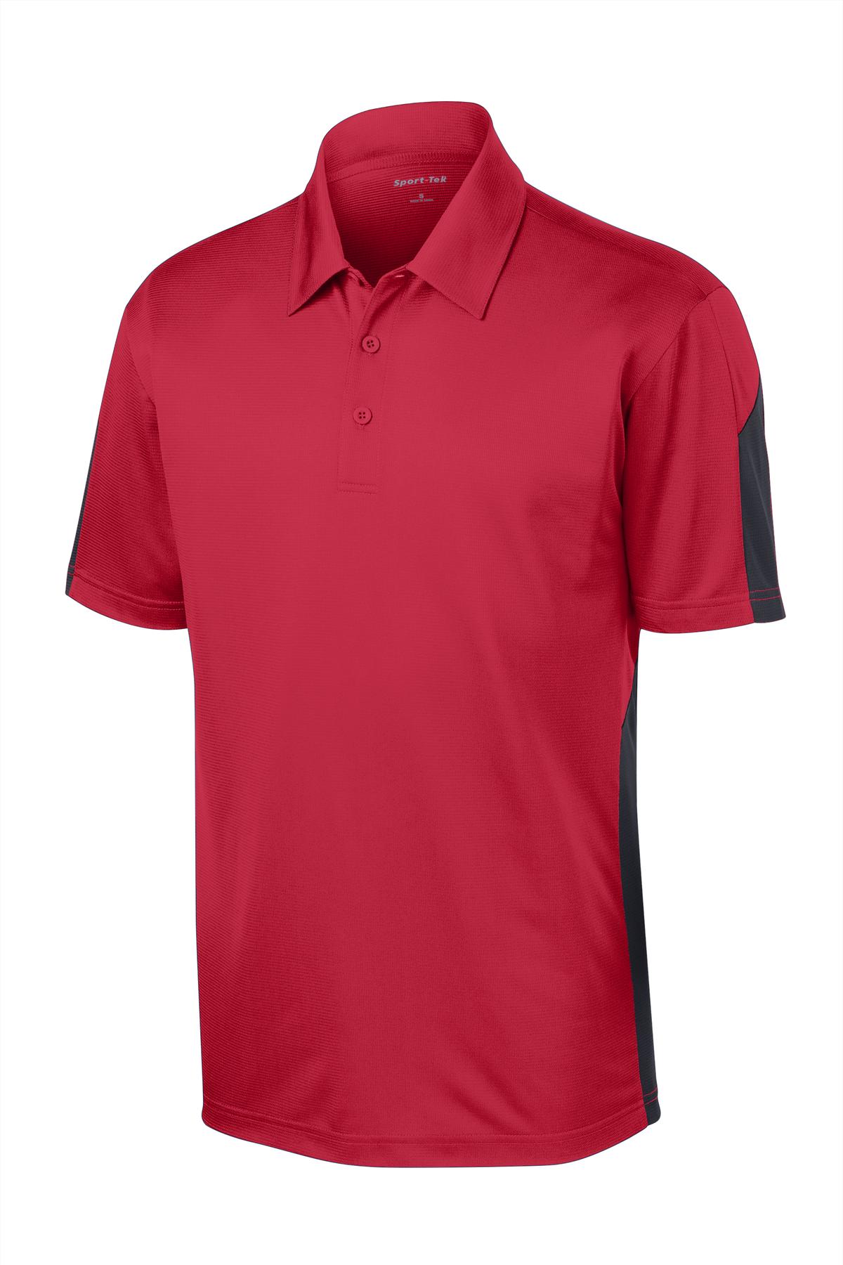 Sport-Tek® PosiCharge® Active Textured Colorblock Polo