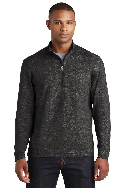 Sport-Tek® Sport-Wick® Stretch Reflective Heather 1/2-Zip Pullover