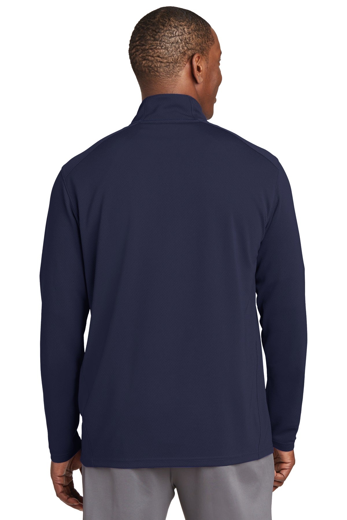 Sport-Tek® Sport-Wick® Textured 1/4-Zip Pullover
