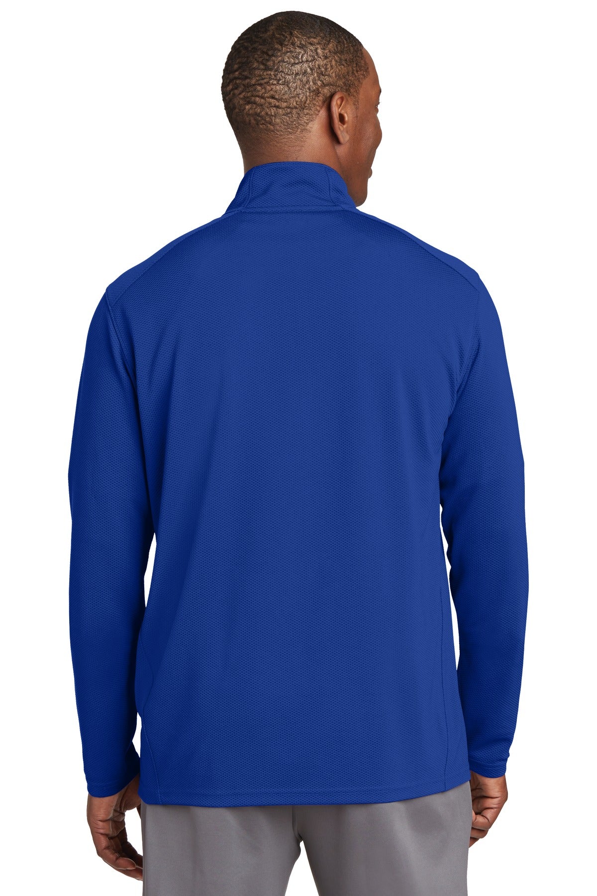 Sport-Tek® Sport-Wick® Textured 1/4-Zip Pullover