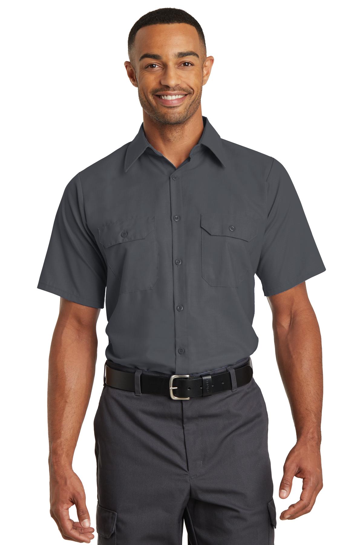 Red Kap® Short Sleeve Solid Ripstop Shirt
