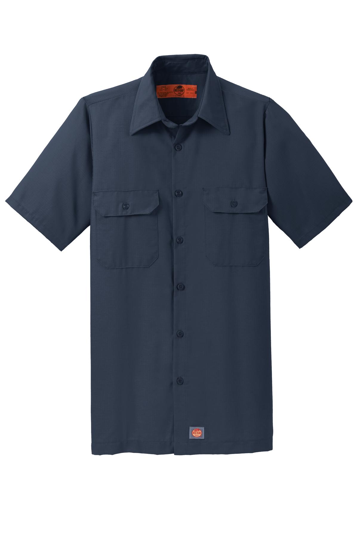 Red Kap® Short Sleeve Solid Ripstop Shirt