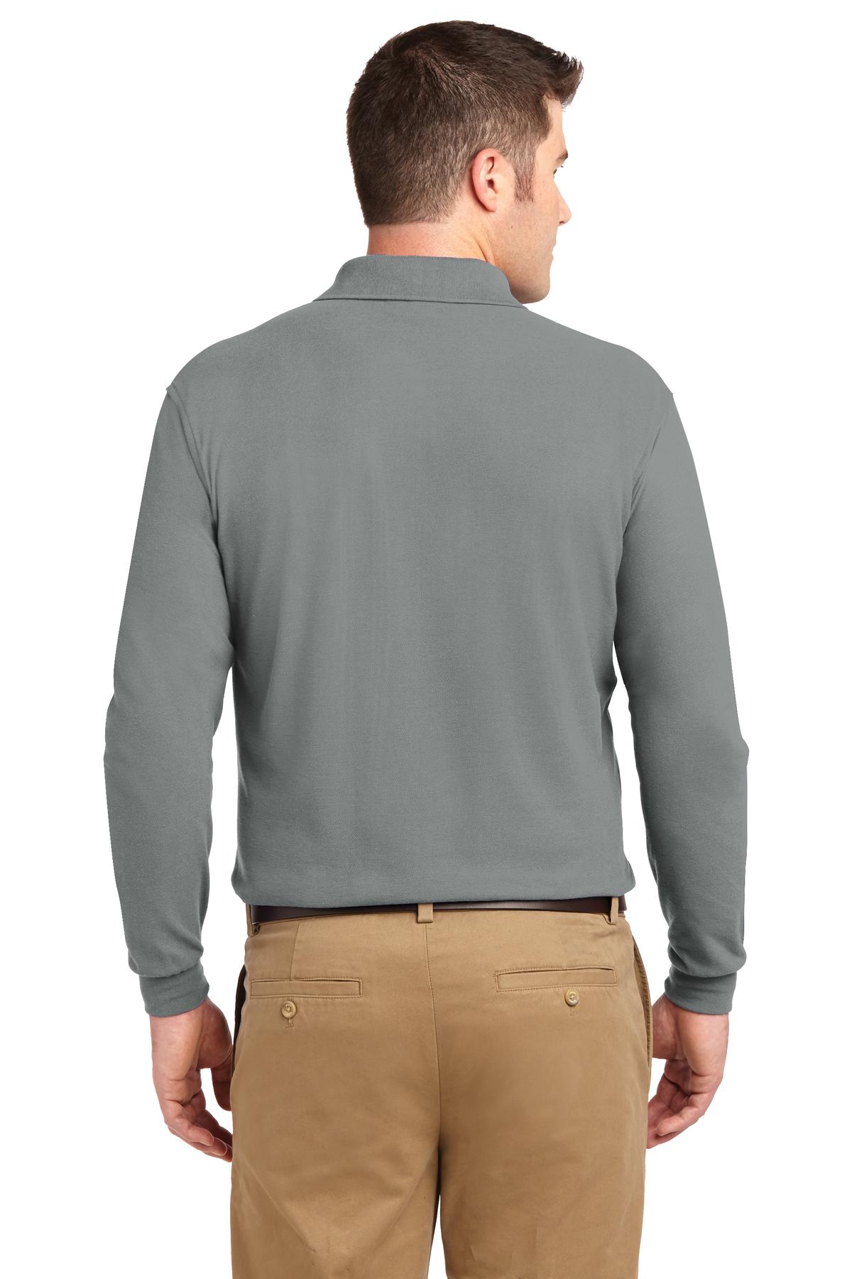 Port Authority® Tall Silk Touch Long Sleeve Polo