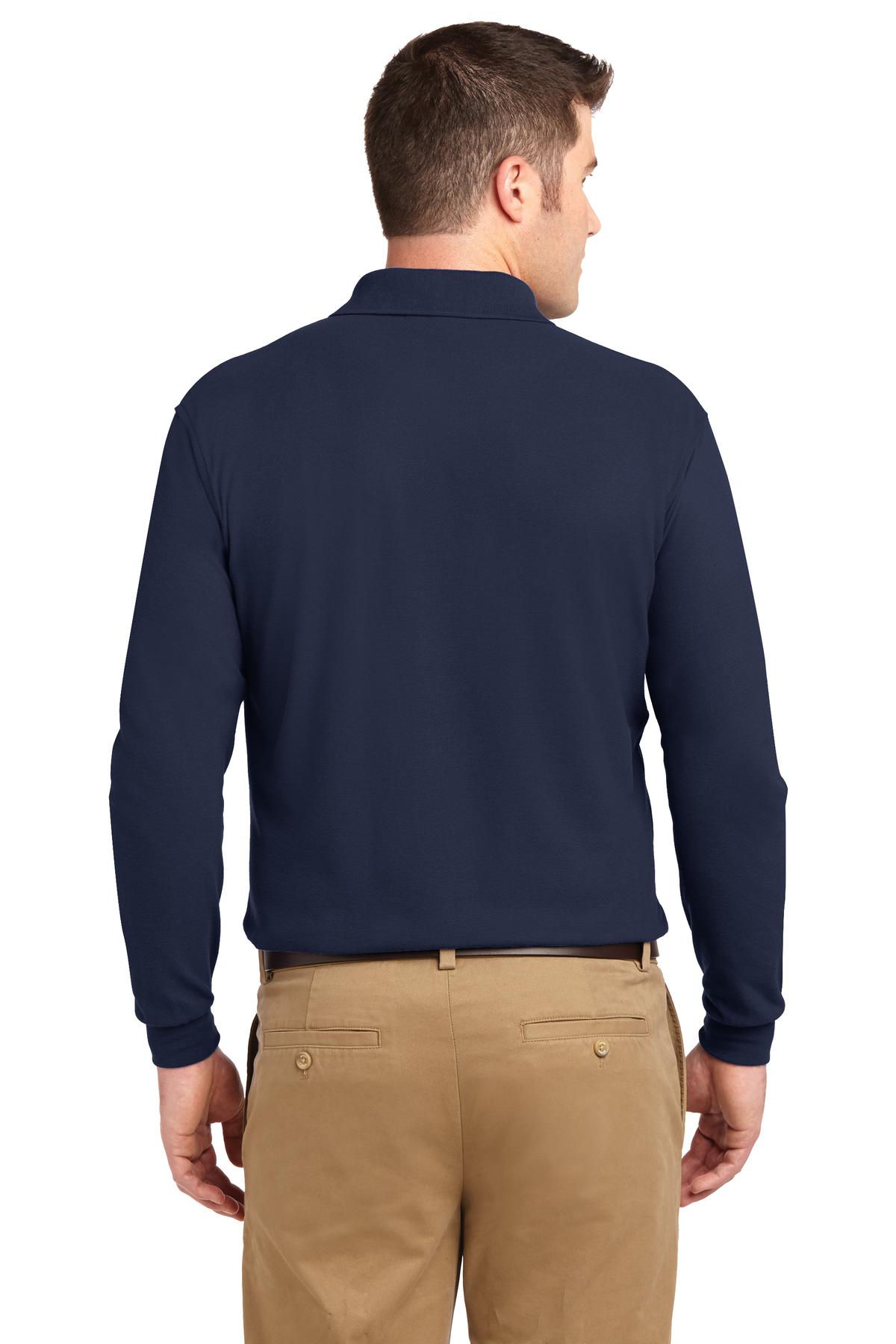 Port Authority® Tall Silk Touch Long Sleeve Polo