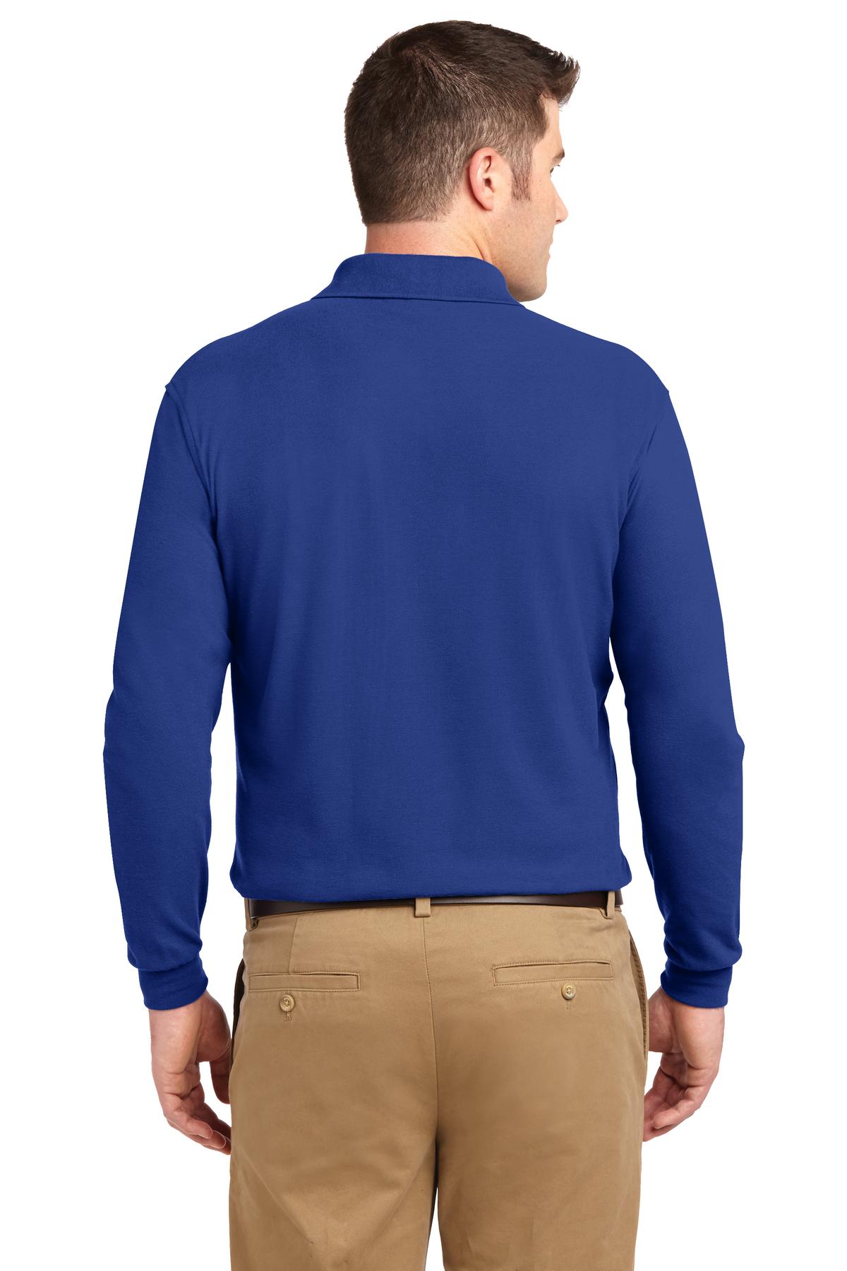 Port Authority® Tall Silk Touch Long Sleeve Polo