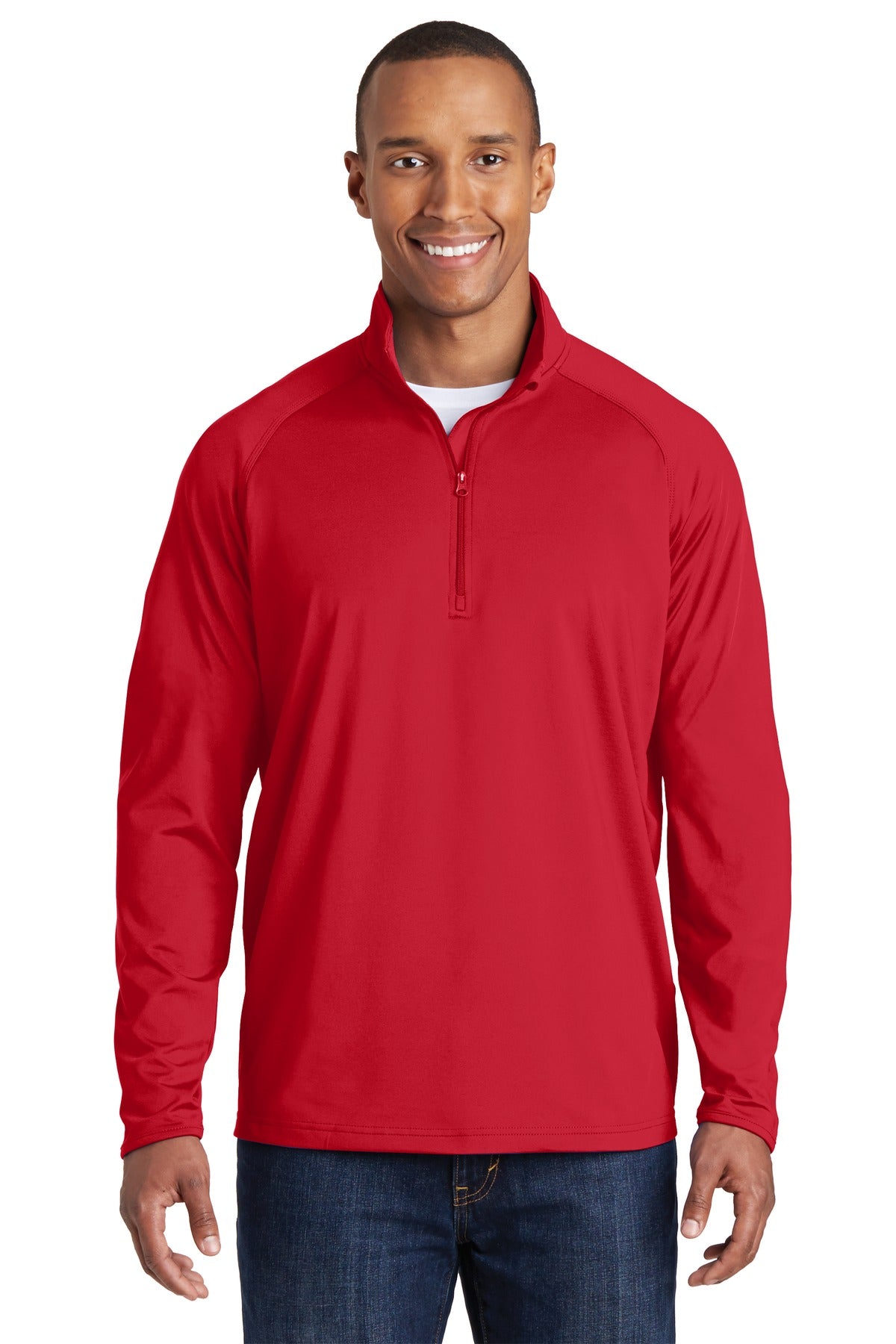 Sport-Tek® Tall Sport-Wick® Stretch 1/4-Zip Pullover