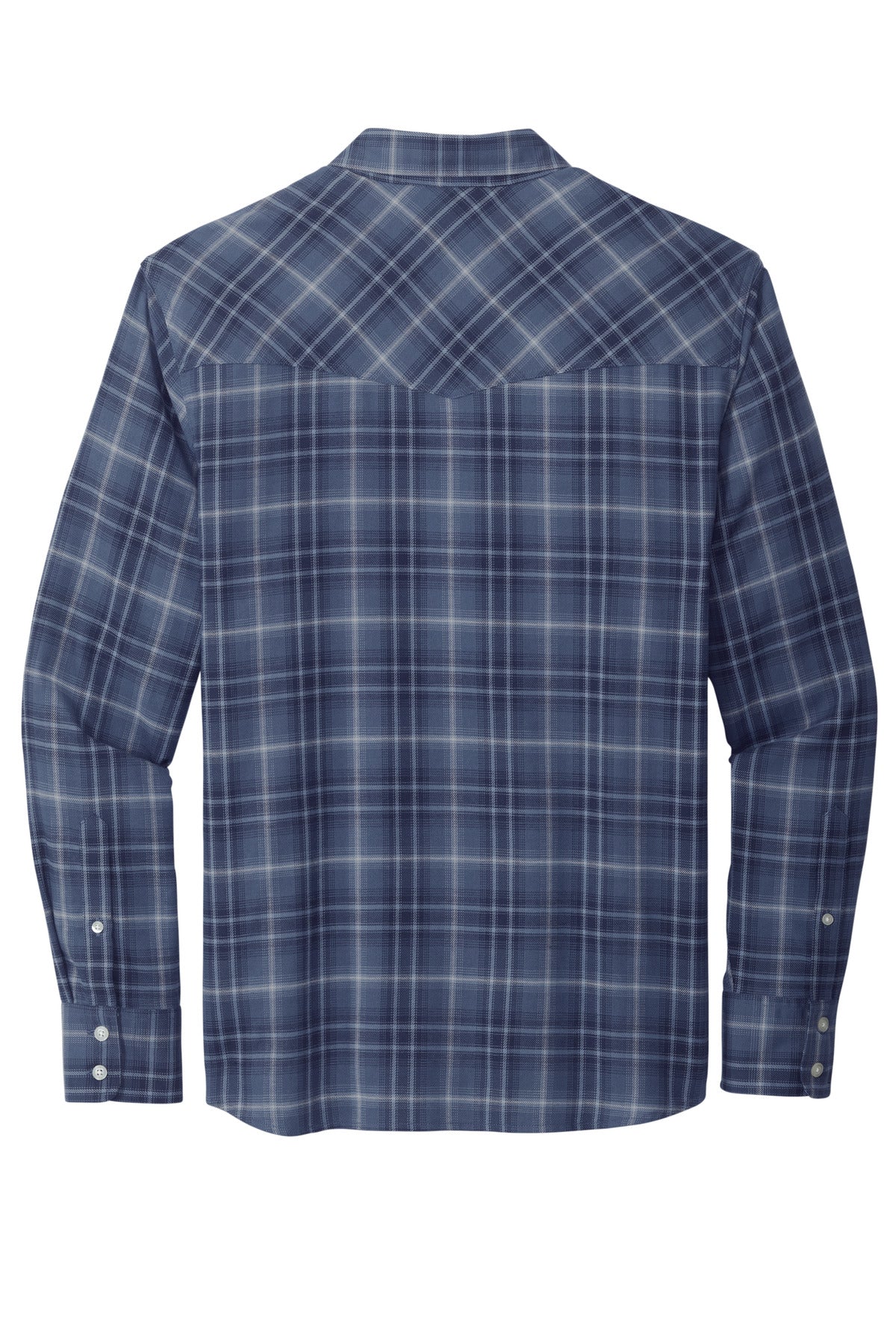 Port Authority® Long Sleeve Ombre Plaid Shirt
