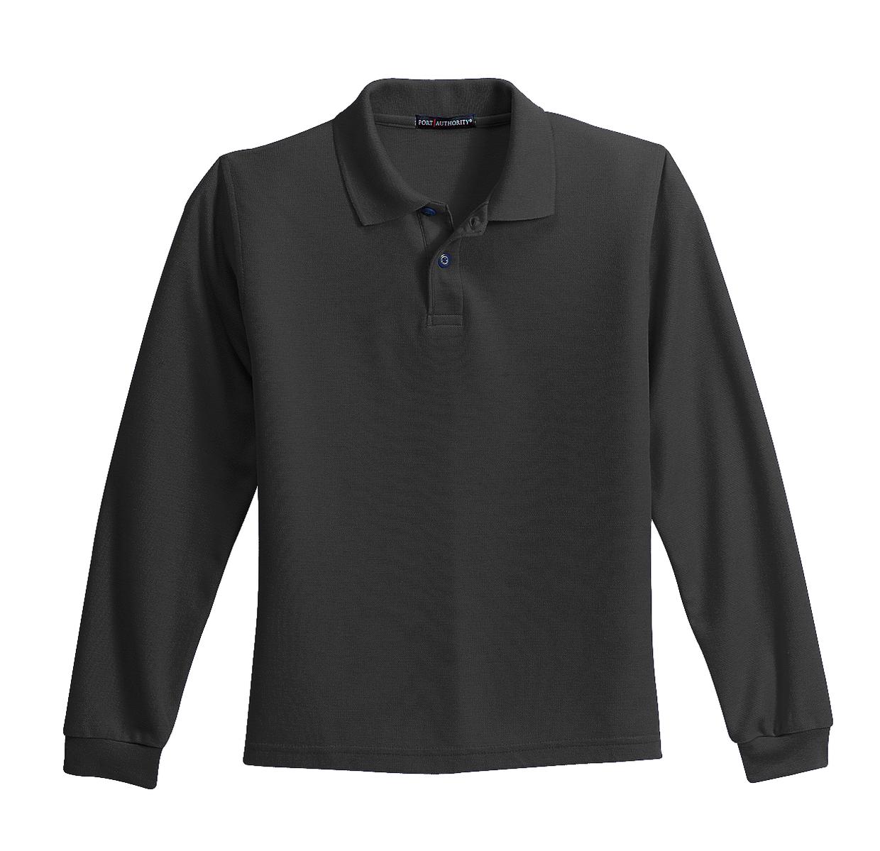 Port Authority® Youth Long Sleeve Silk Touch Polo