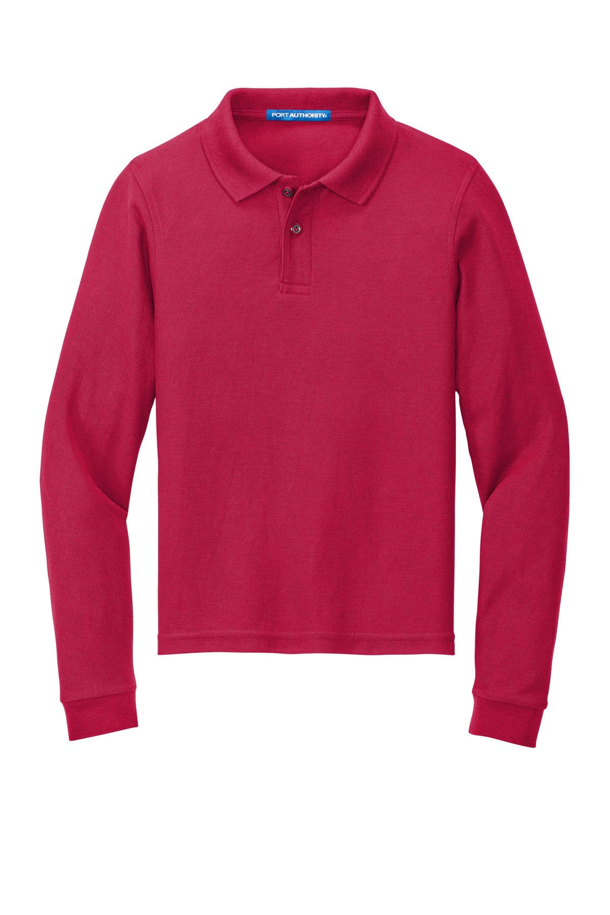 Port Authority® Youth Long Sleeve Silk Touch Polo
