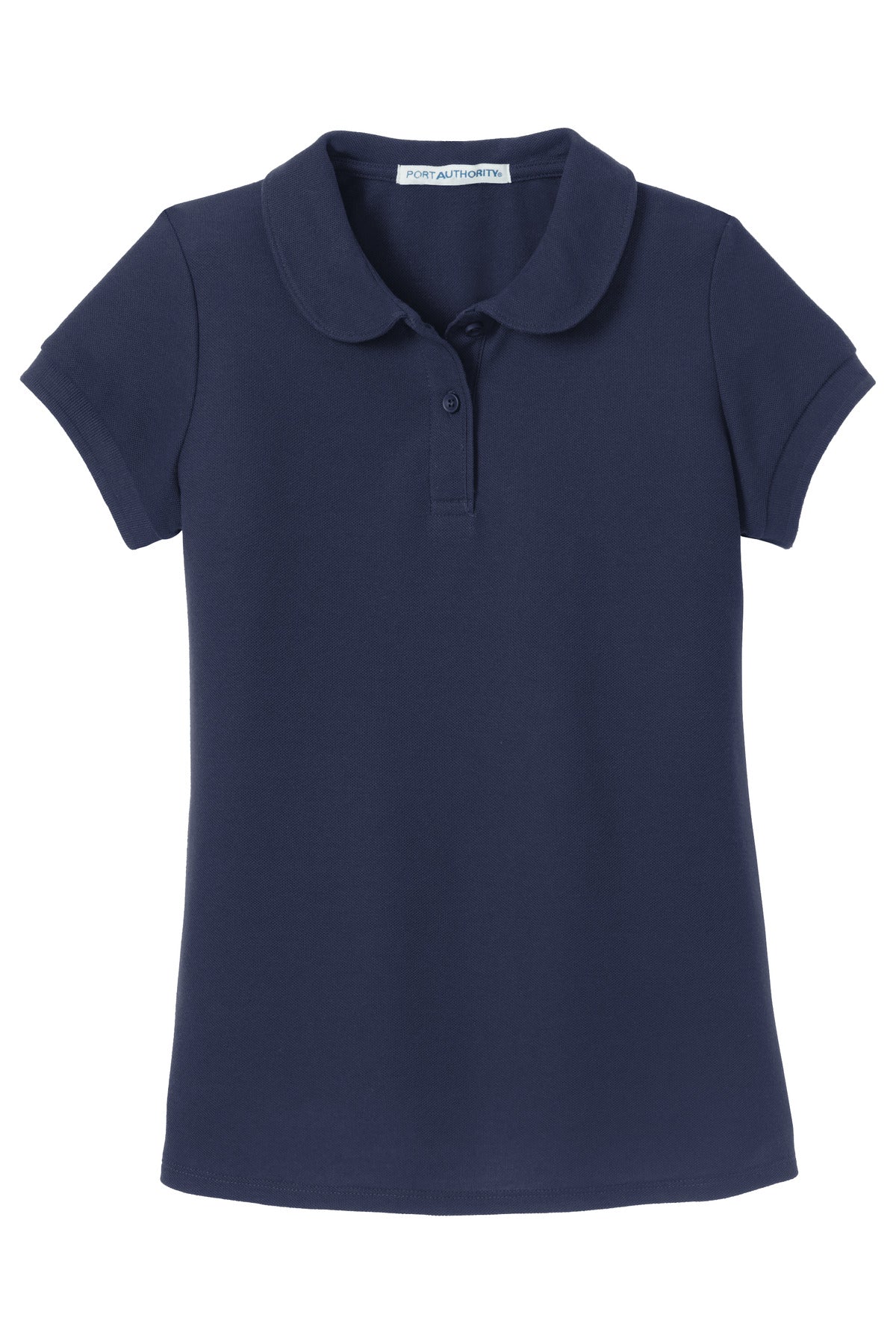 Port Authority® Girls Silk Touch Peter Pan Collar Polo