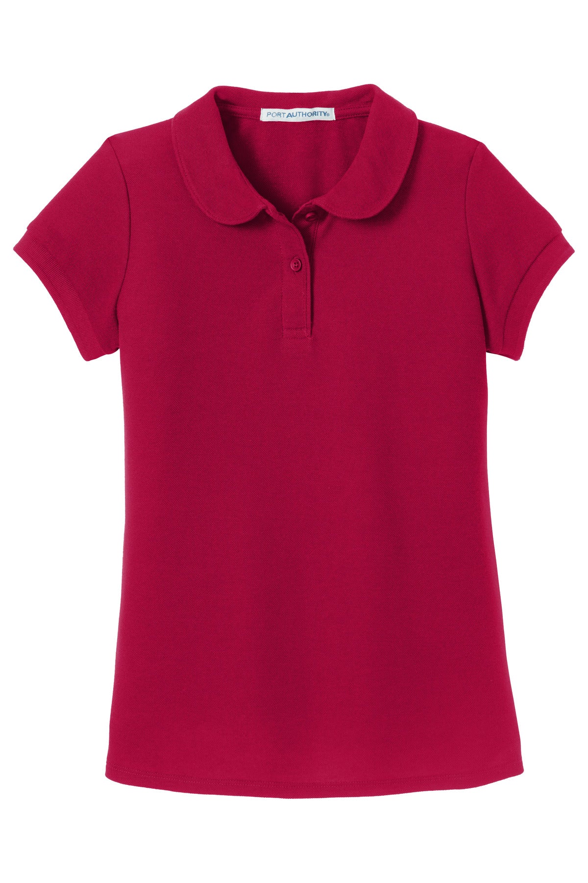 Port Authority® Girls Silk Touch Peter Pan Collar Polo