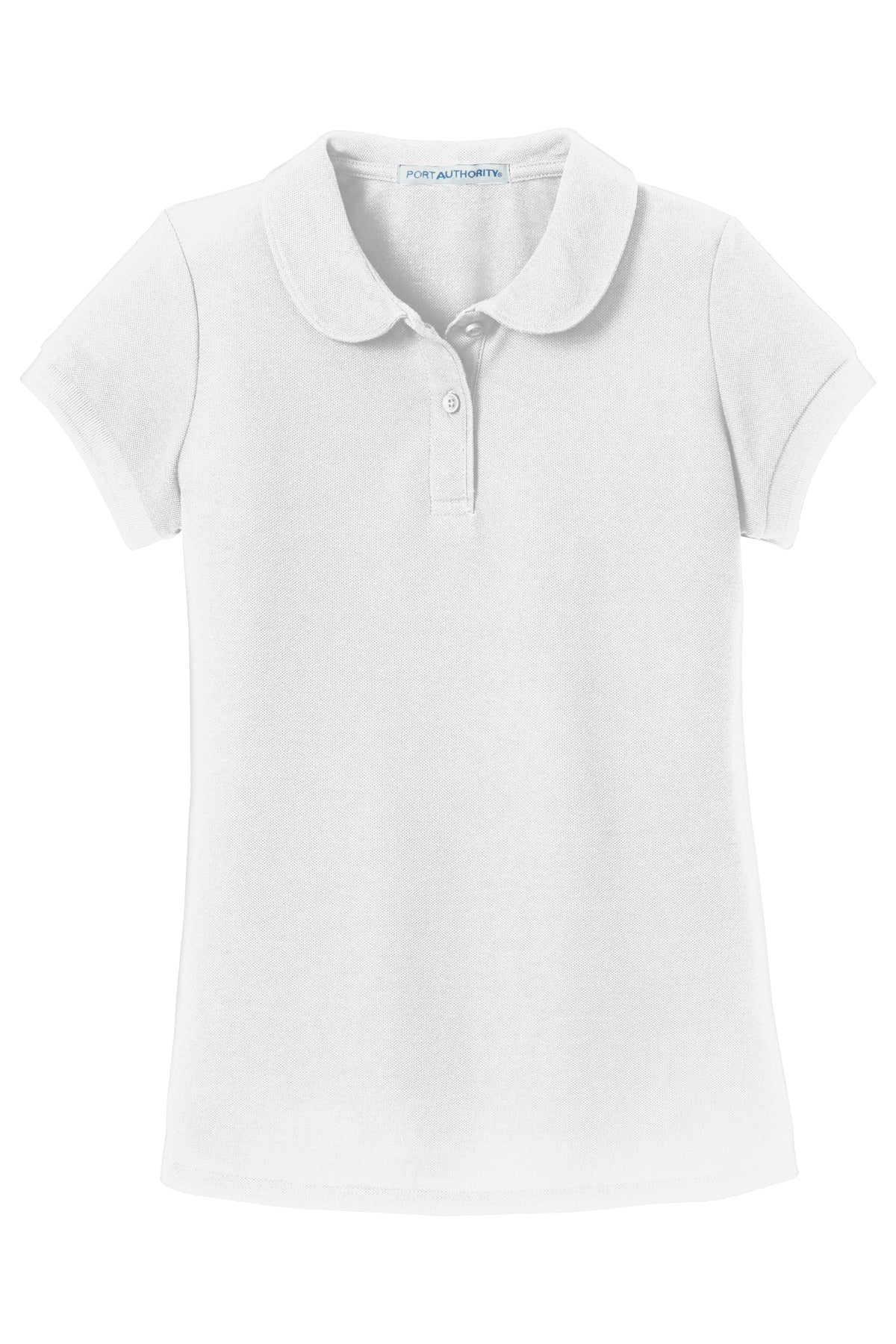 Port Authority® Girls Silk Touch Peter Pan Collar Polo