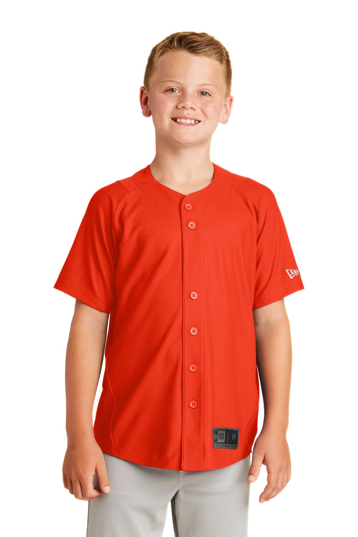 New Era® Youth Diamond Era Full-Button Jersey