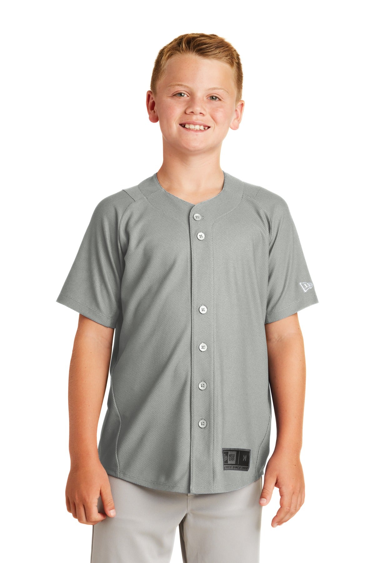 New Era® Youth Diamond Era Full-Button Jersey