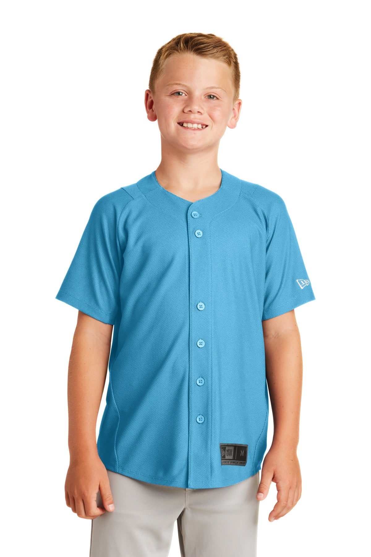 New Era® Youth Diamond Era Full-Button Jersey