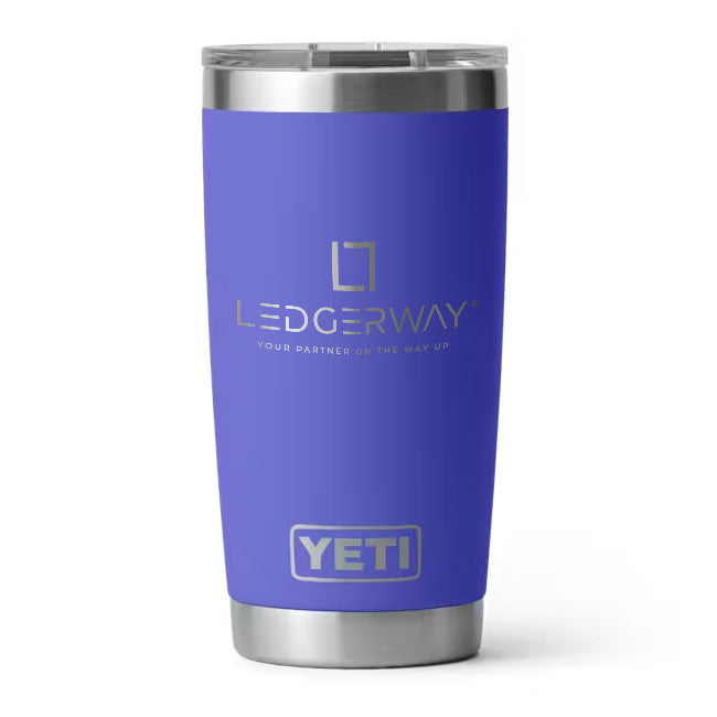 LEDGERWAY Logo Engraved YETI® Rambler® 20 oz Tumbler