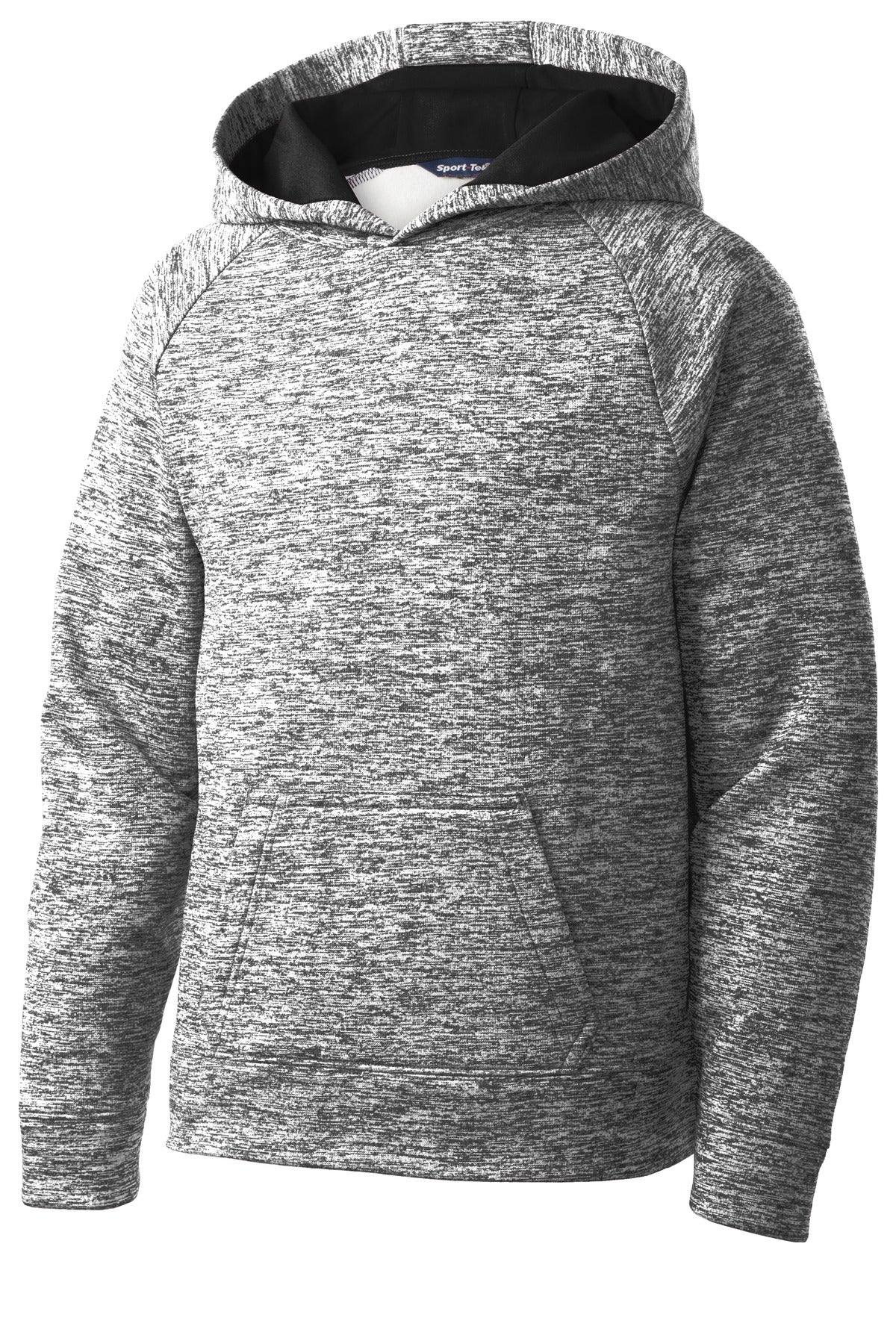 Sport-Tek® Youth PosiCharge® Electric Heather Fleece Hooded Pullover