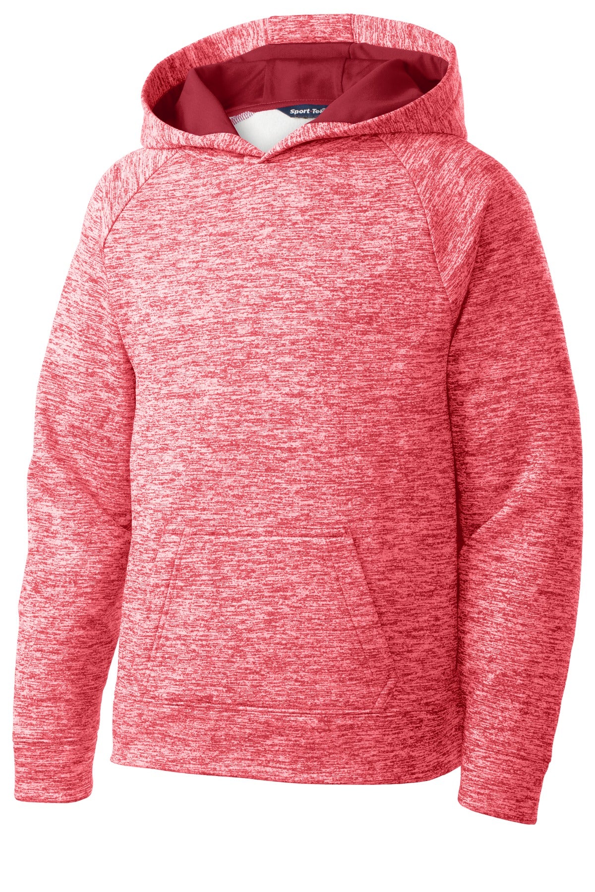 Sport-Tek® Youth PosiCharge® Electric Heather Fleece Hooded Pullover