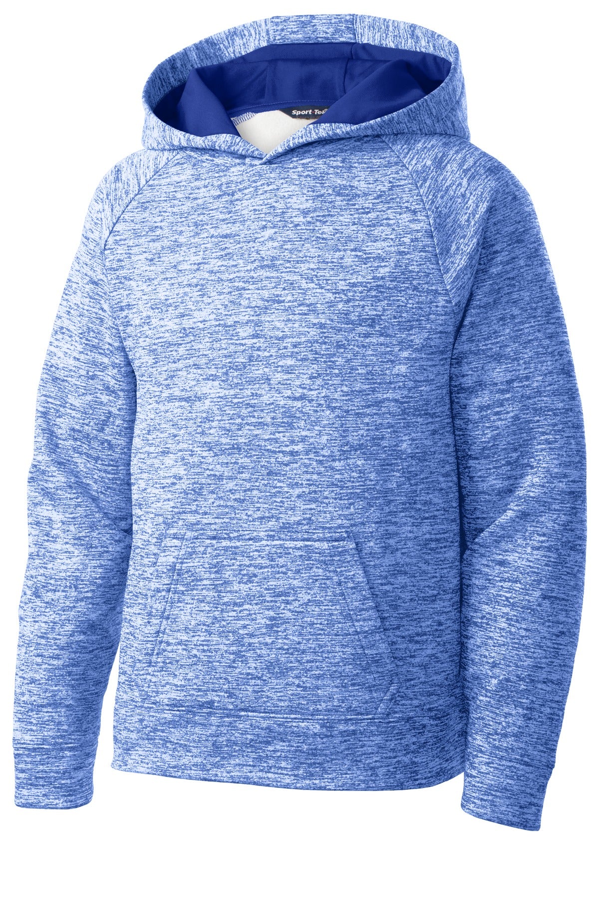 Sport-Tek® Youth PosiCharge® Electric Heather Fleece Hooded Pullover