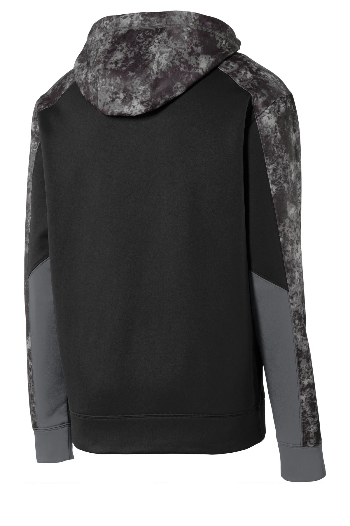 Sport-Tek® Youth Sport-Wick® Mineral Freeze Fleece Colorblock Hooded Pullover