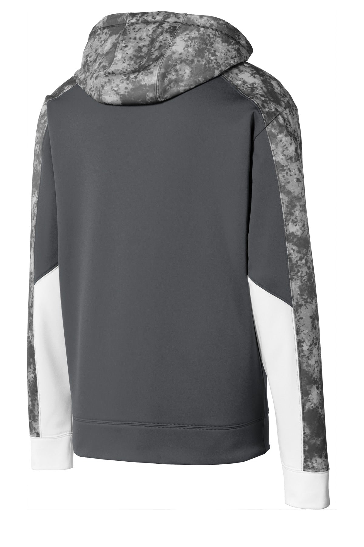 Sport-Tek® Youth Sport-Wick® Mineral Freeze Fleece Colorblock Hooded Pullover