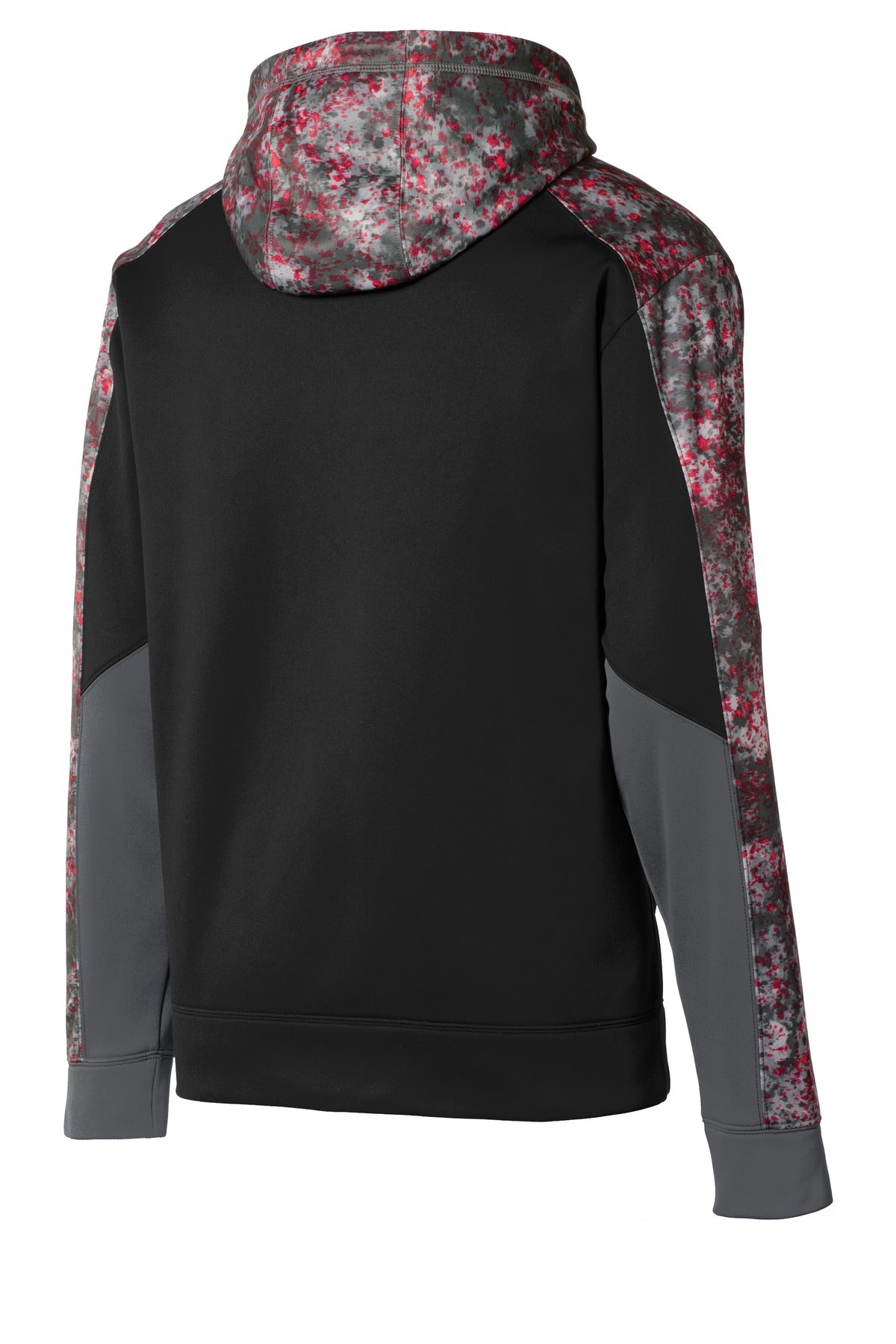 Sport-Tek® Youth Sport-Wick® Mineral Freeze Fleece Colorblock Hooded Pullover