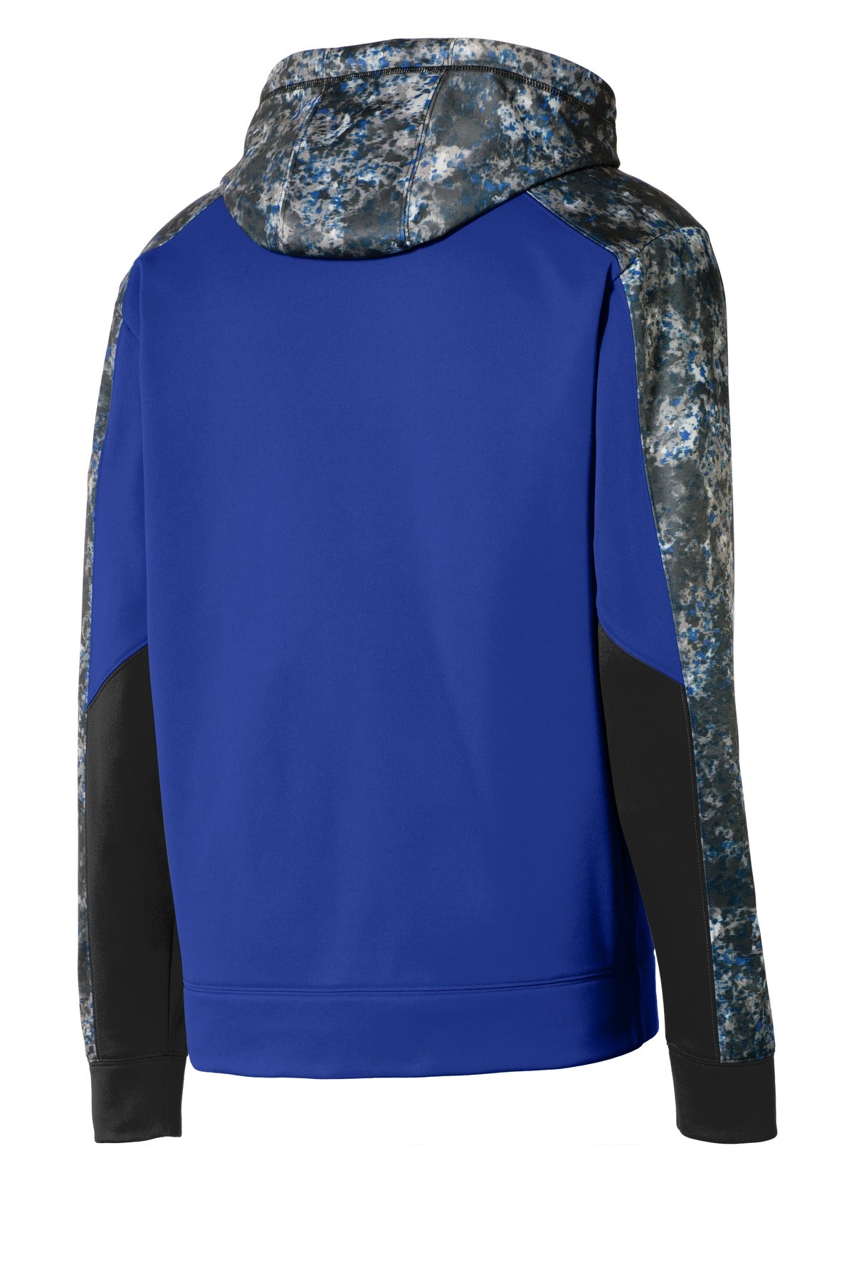 Sport-Tek® Youth Sport-Wick® Mineral Freeze Fleece Colorblock Hooded Pullover