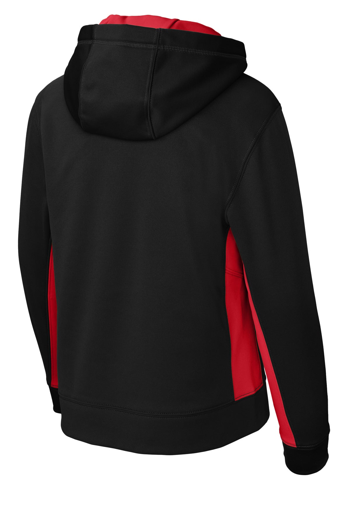 Sport-Tek® Youth Sport-Wick® Fleece Colorblock Hooded Pullover