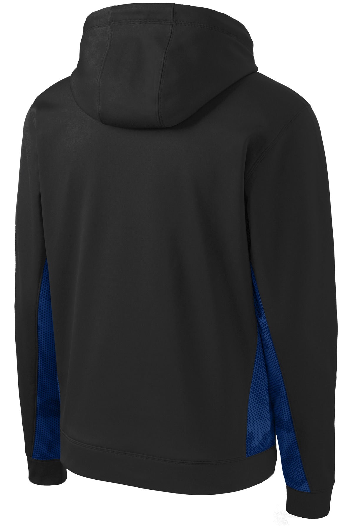 Sport-Tek® Youth Sport-Wick® CamoHex Fleece Colorblock Hooded Pullover