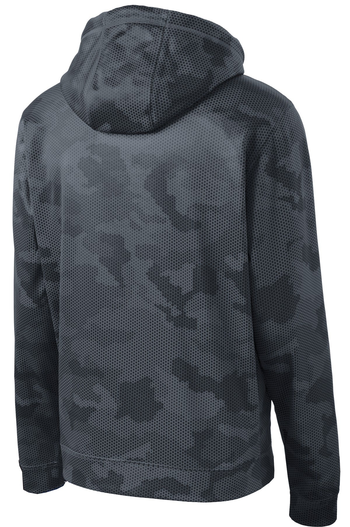 Sport-Tek® Youth Sport-Wick® CamoHex Fleece Hooded Pullover