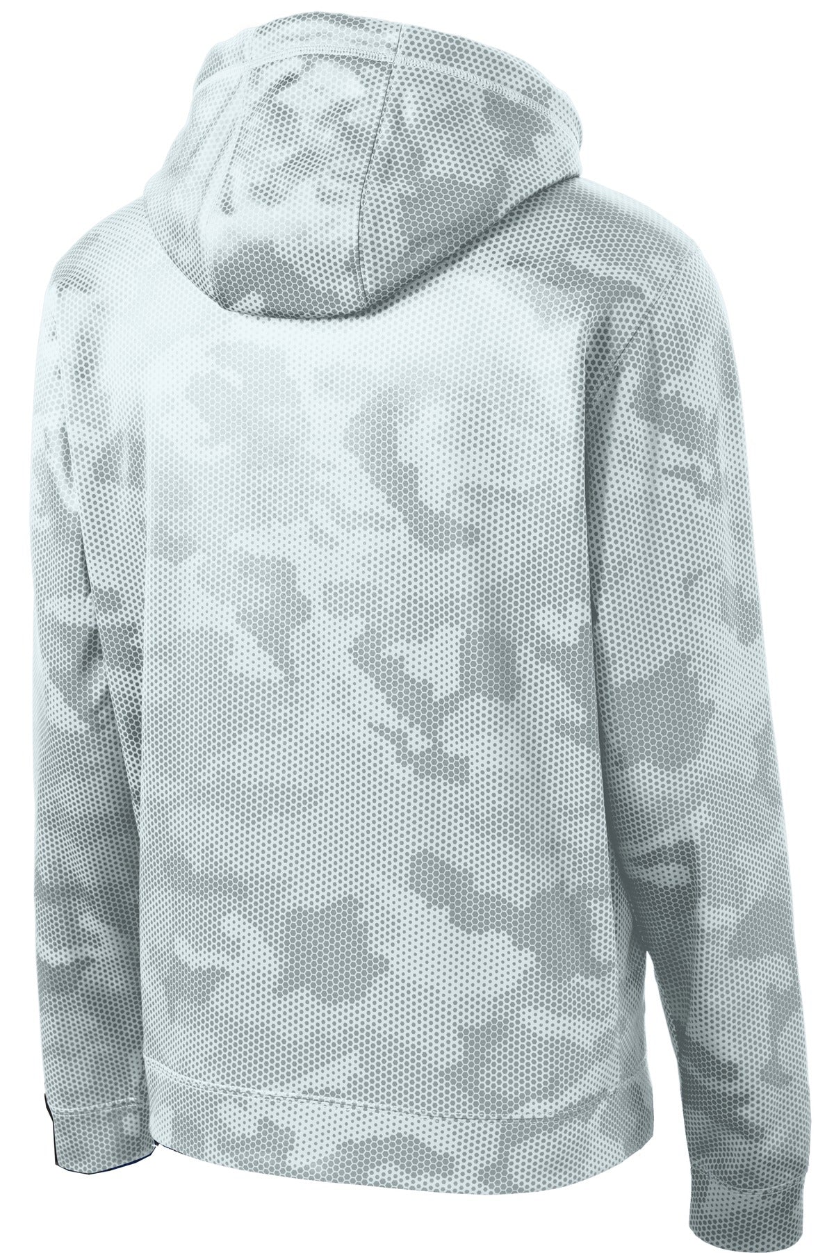 Sport-Tek® Youth Sport-Wick® CamoHex Fleece Hooded Pullover
