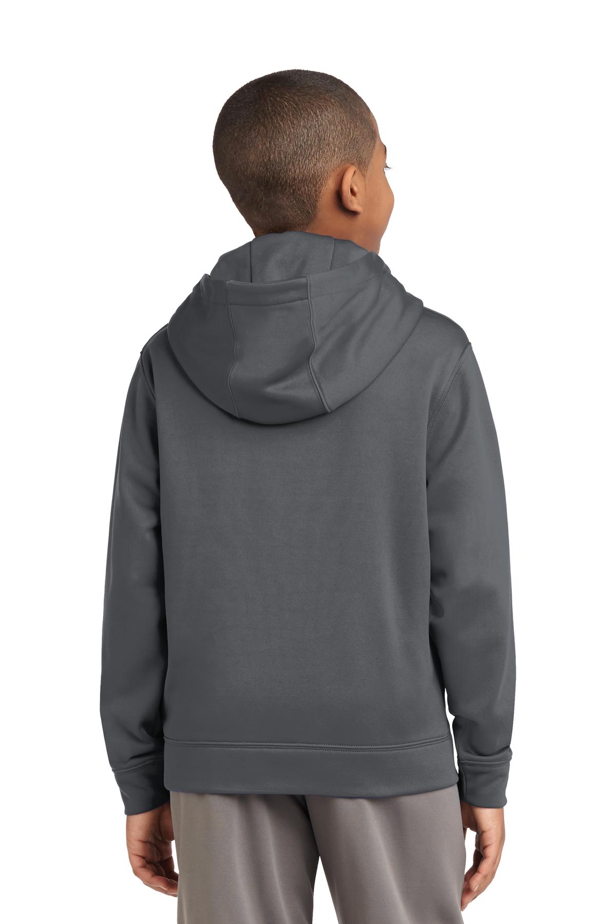 Sport-Tek® Youth Sport-Wick® Fleece Hooded Pullover