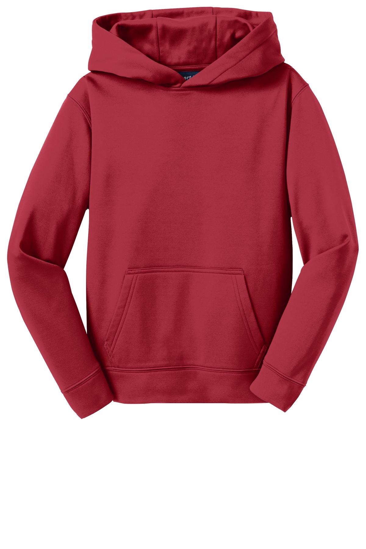 Sport-Tek® Youth Sport-Wick® Fleece Hooded Pullover