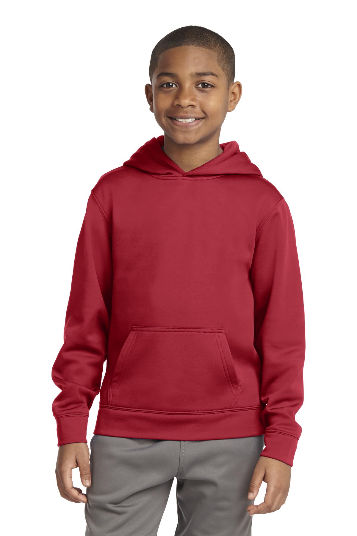 Sport-Tek® Youth Sport-Wick® Fleece Hooded Pullover