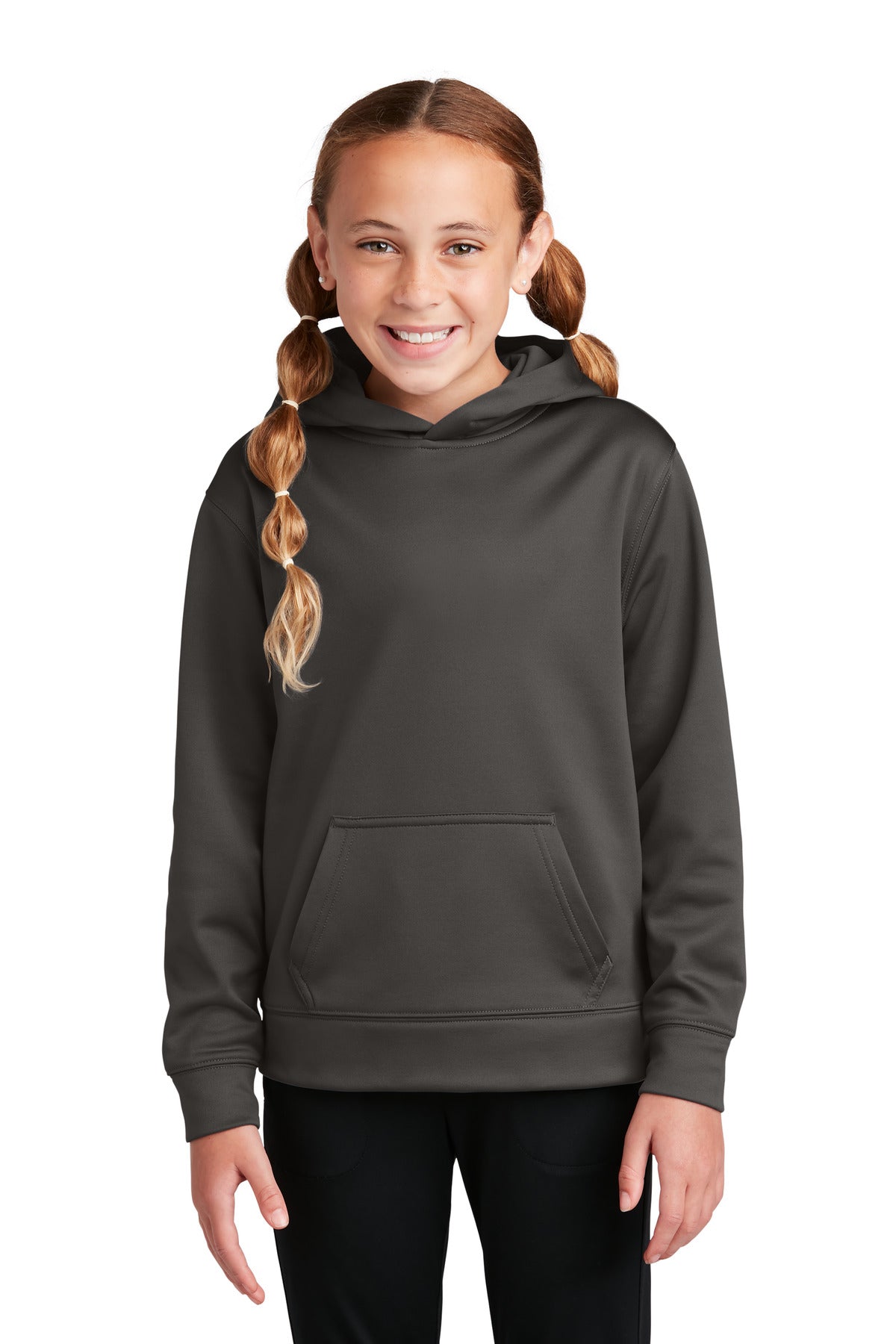 Sport-Tek® Youth Sport-Wick® Fleece Hooded Pullover
