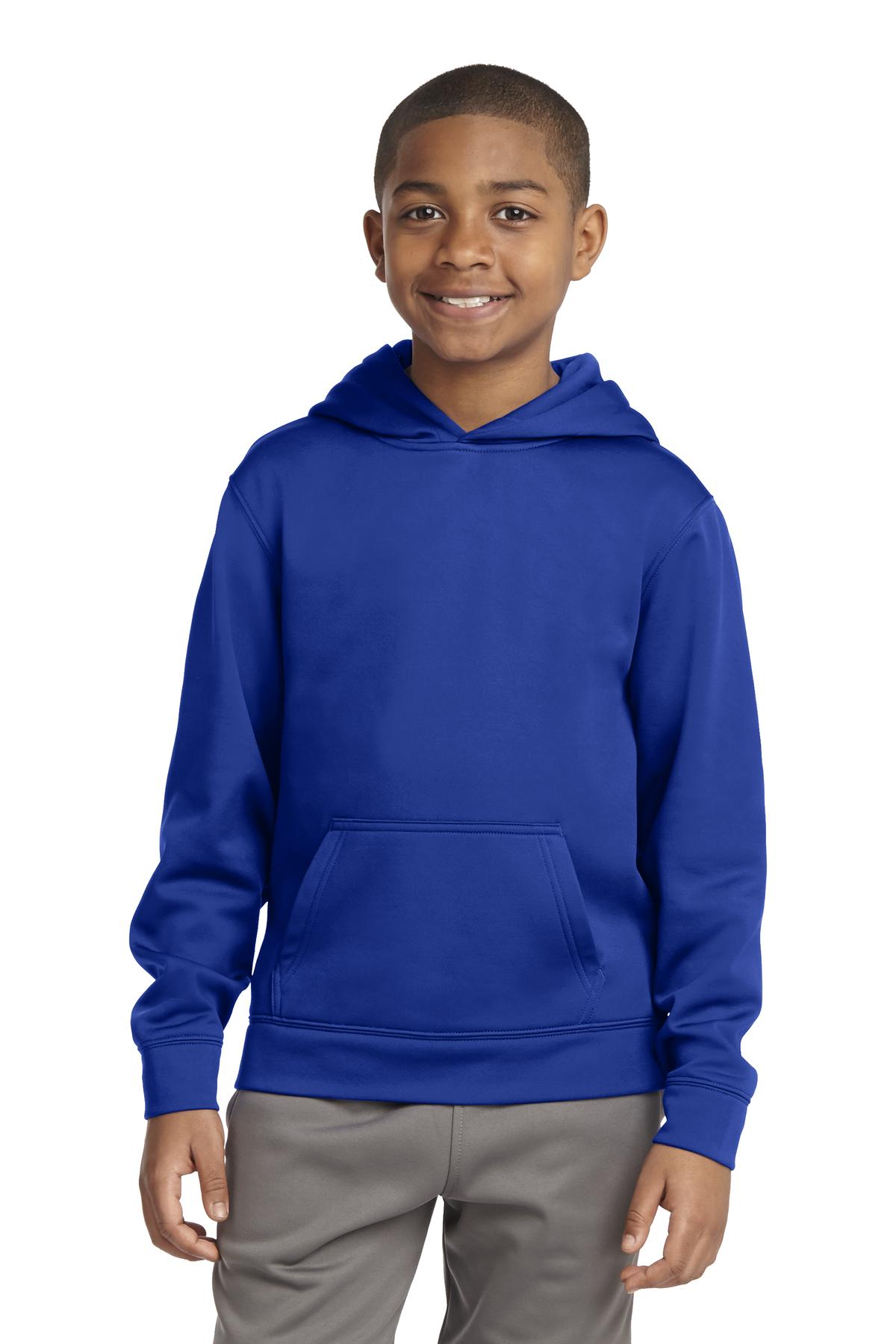 Sport-Tek® Youth Sport-Wick® Fleece Hooded Pullover