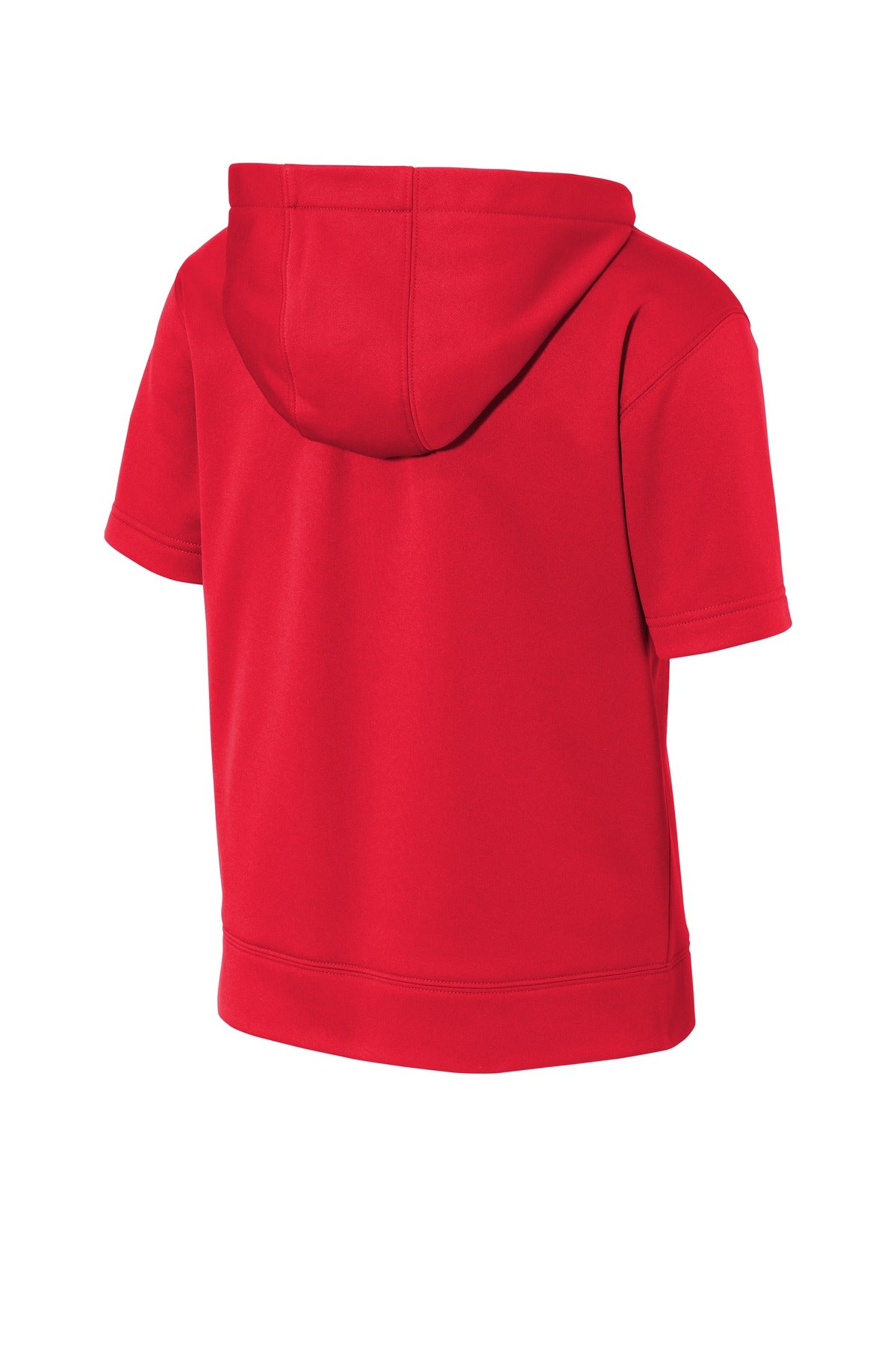 Sport-Tek® Youth Sport-Wick® Fleece Short Sleeve Hooded Pullover