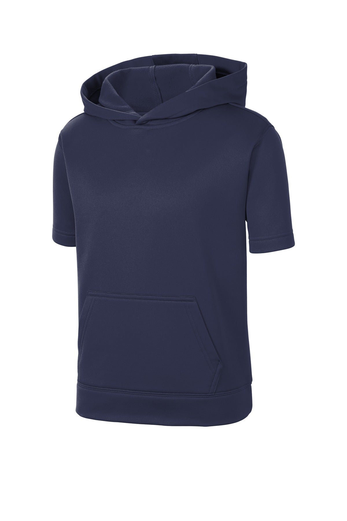 Sport-Tek® Youth Sport-Wick® Fleece Short Sleeve Hooded Pullover