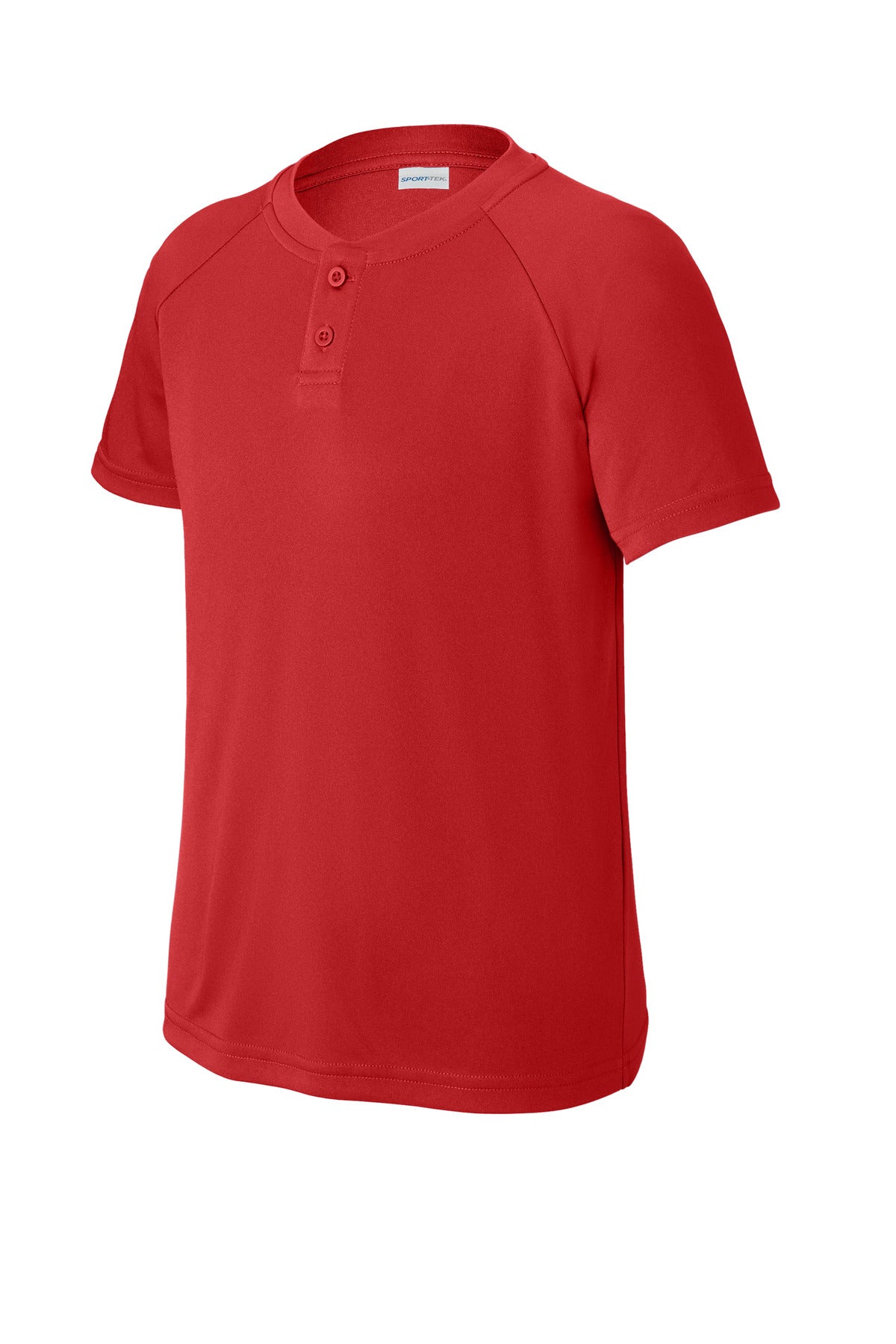 Sport-Tek® Youth PosiCharge® Competitor 2-Button Henley
