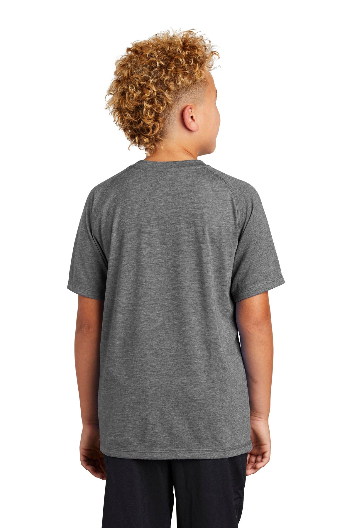 Sport-Tek® Youth PosiCharge® Tri-Blend Wicking Raglan Tee