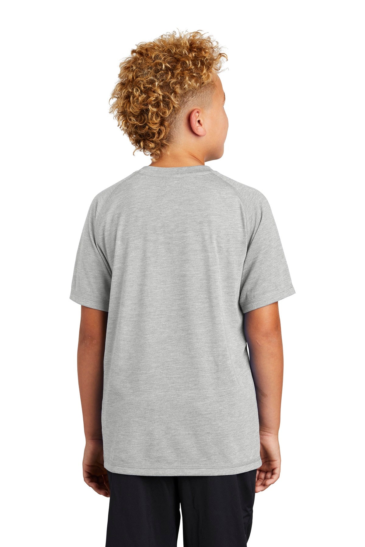 Sport-Tek® Youth PosiCharge® Tri-Blend Wicking Raglan Tee