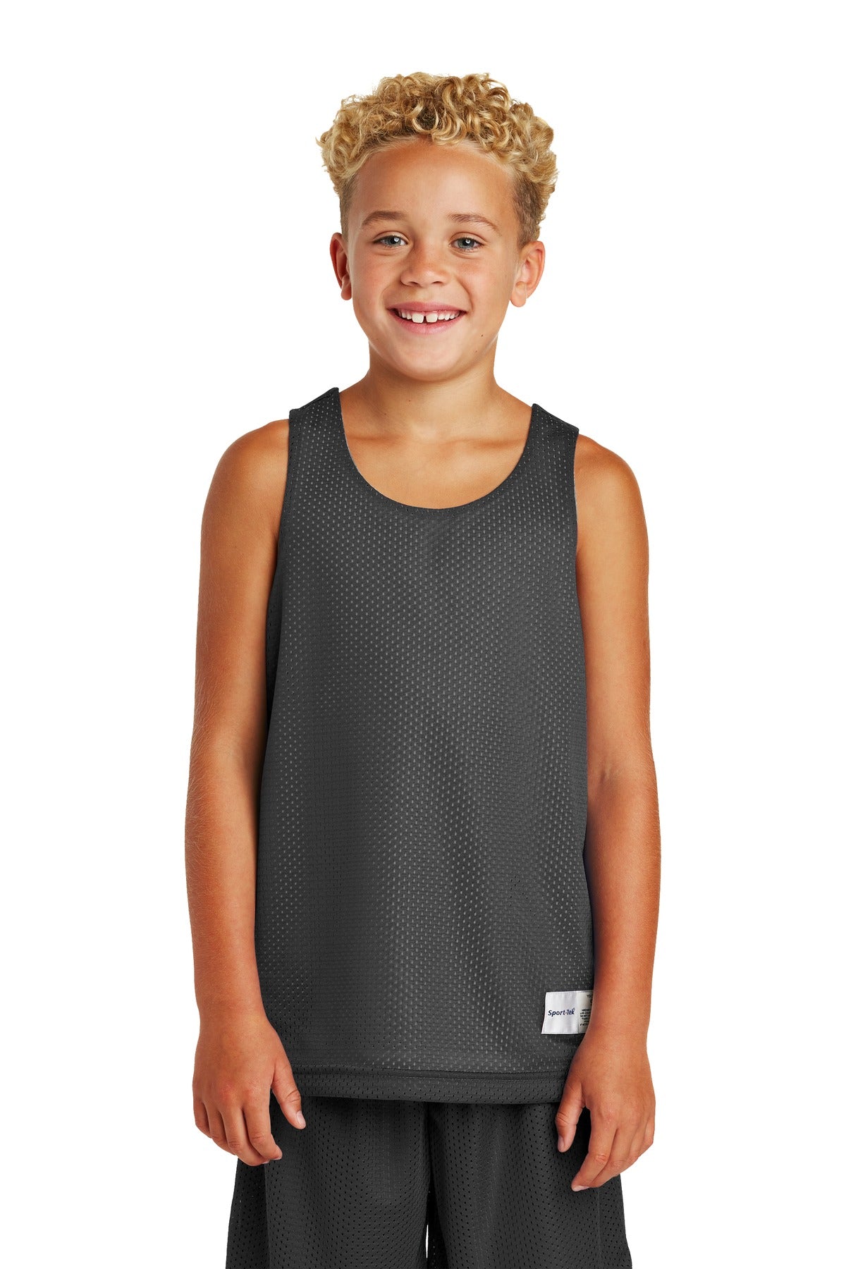 Sport-Tek® Youth PosiCharge® Classic Mesh Reversible Tank