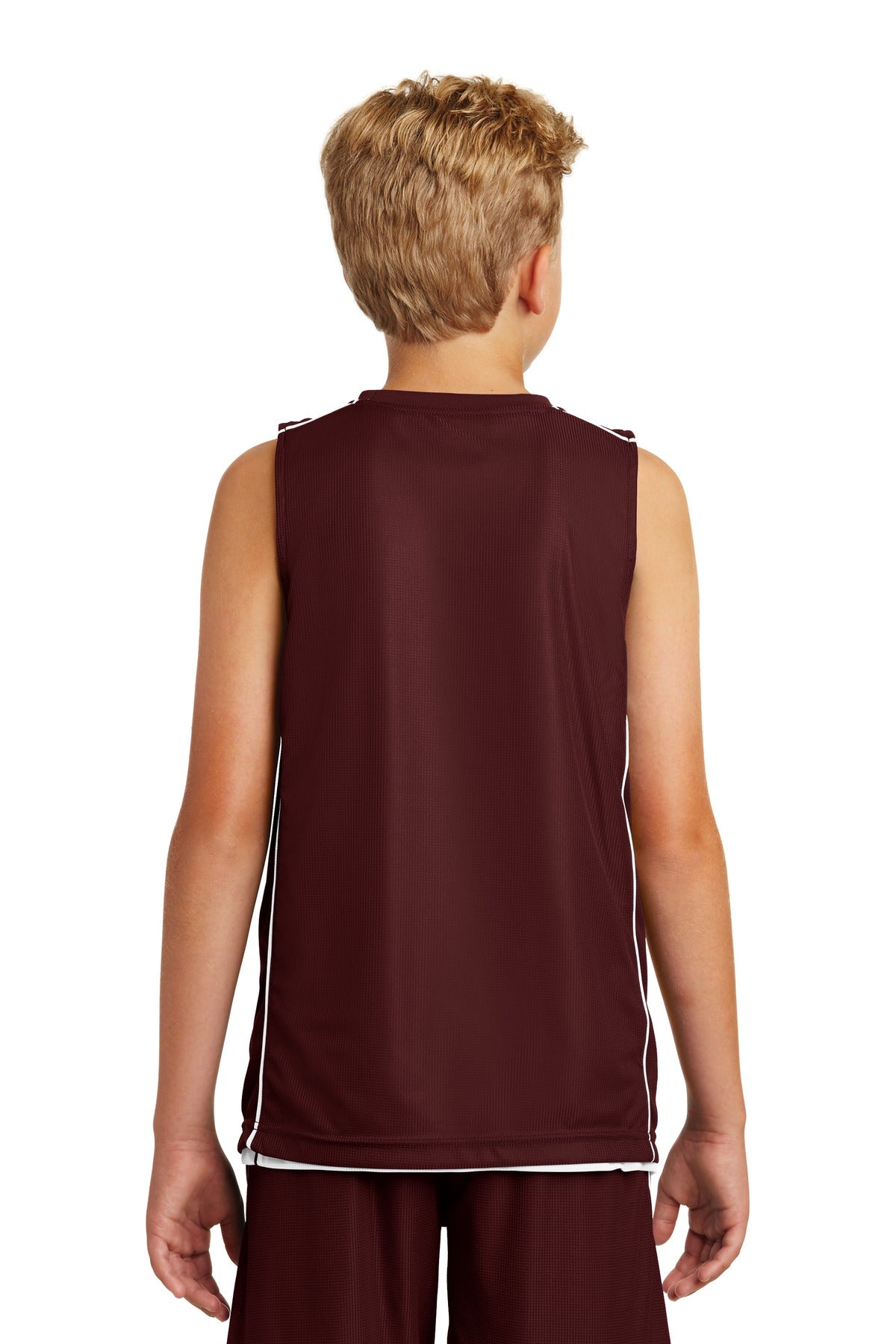 Sport-Tek® Youth PosiCharge® Mesh Reversible Sleeveless Tee