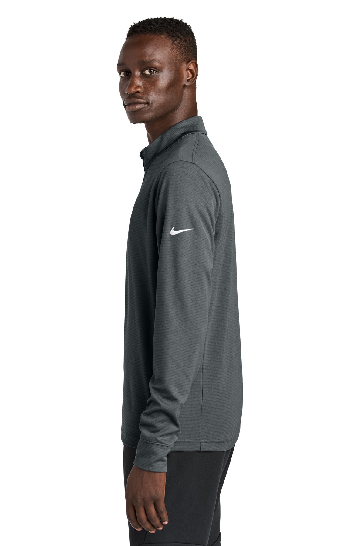 Anthracite Nike Essential 1/2-Zip Cover-Up NKHM8036