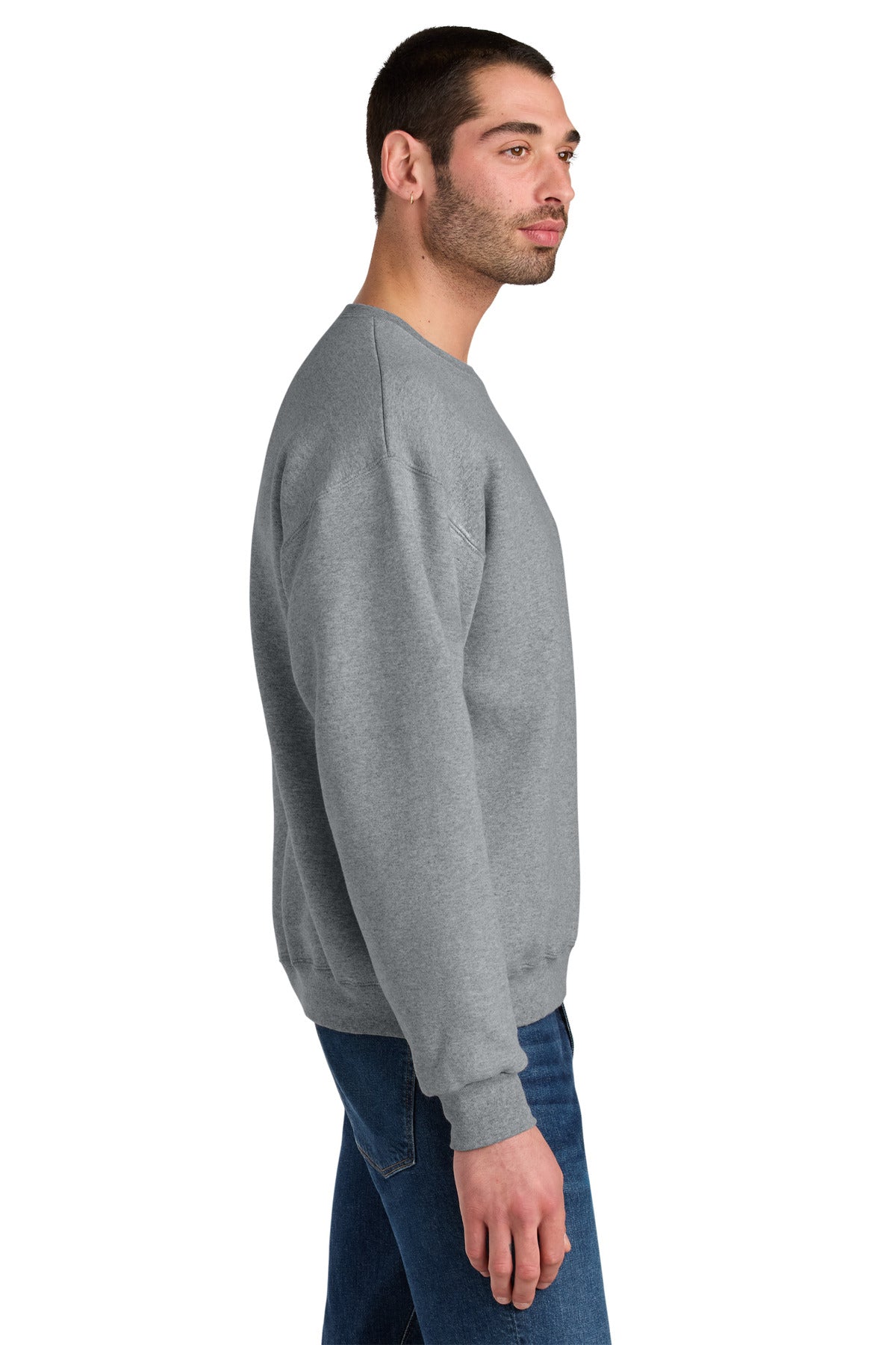 AthlHthr Jerzees Rugged Unisex Crewneck Sweatshirt C12M