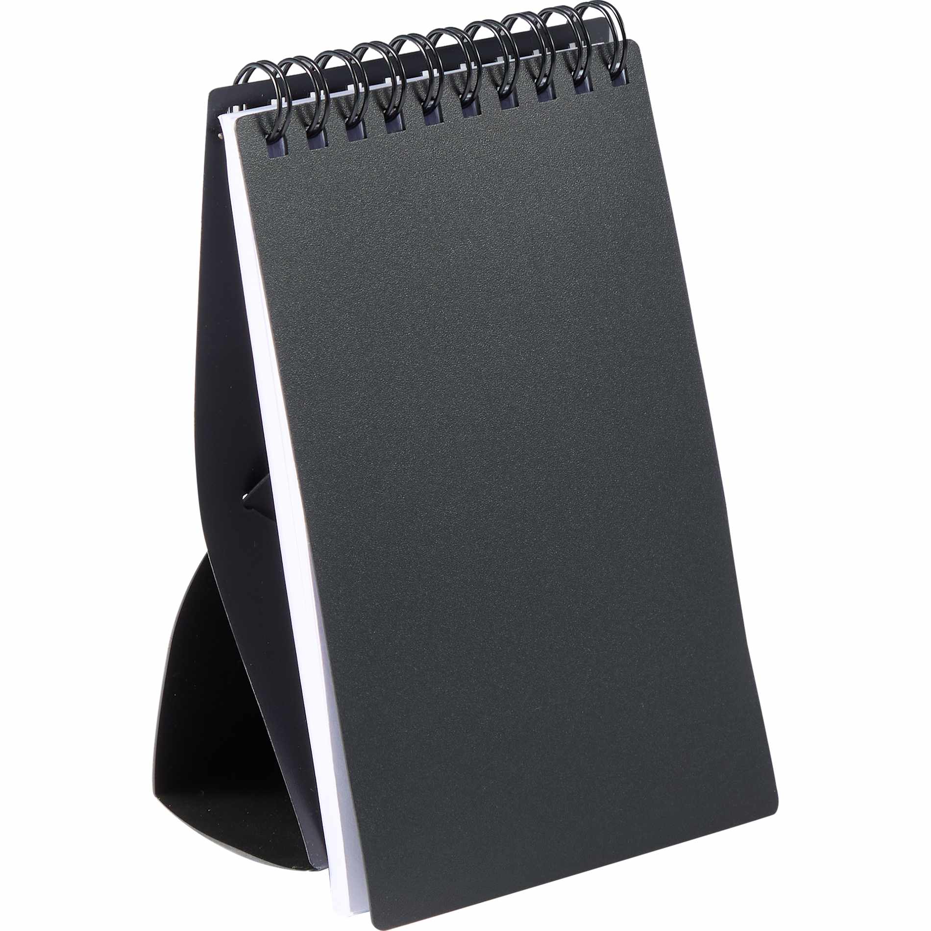 Black 3" x 5" Recycled Stand Up Pocket Jotter plain