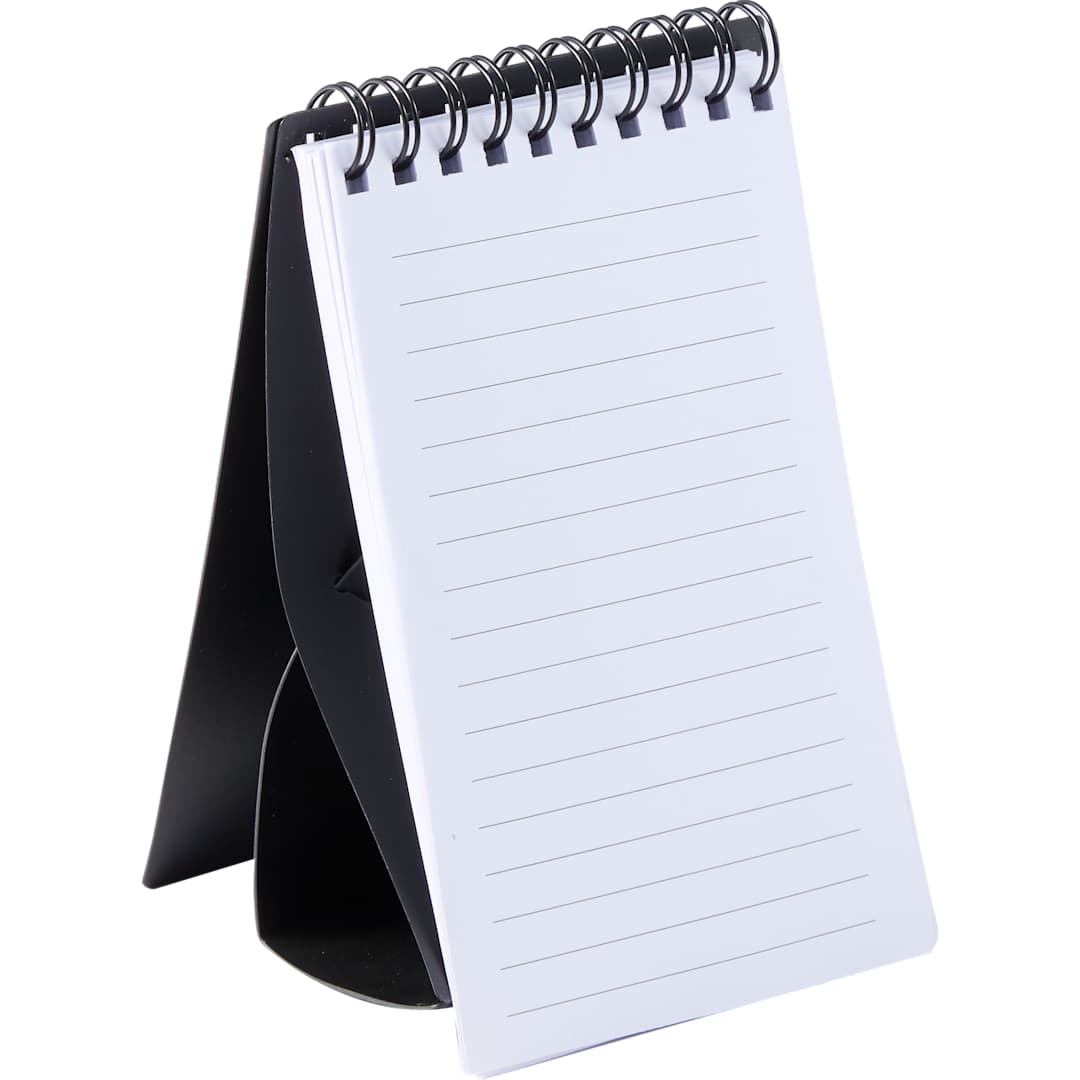 Black 3" x 5" Recycled Stand Up Pocket Jotter plain